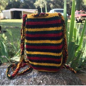Rastafarian/Jamaican Mochilla/Wayuu Bag